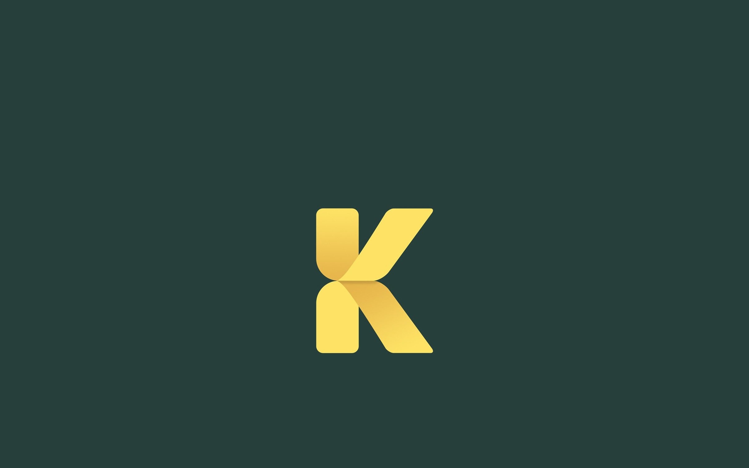 The kontrollavgift.se logo, a yellow K on dark green