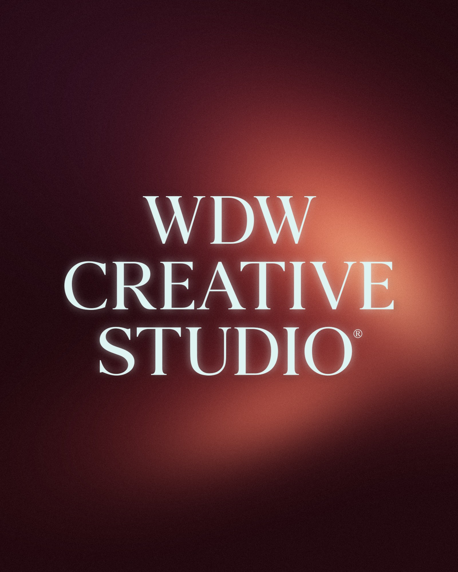 The WDW Creative Studio logotype in black on white